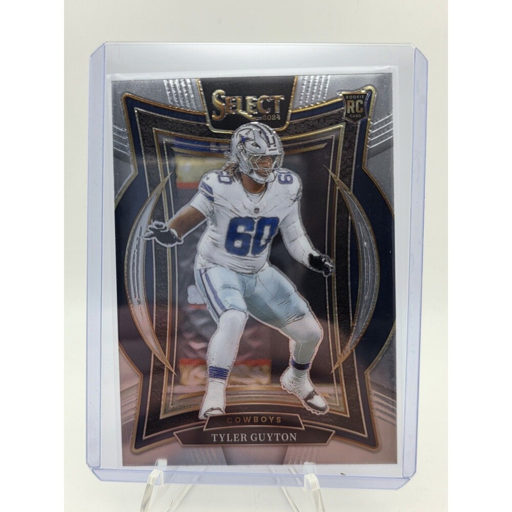 2024 Panini Select #69 Tyler Guyton (RC) Dallas Cowboys Rookie Football Card